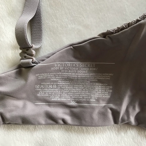 VS Body by Victoria Long Line Demi Bra - Picture 6 of 8